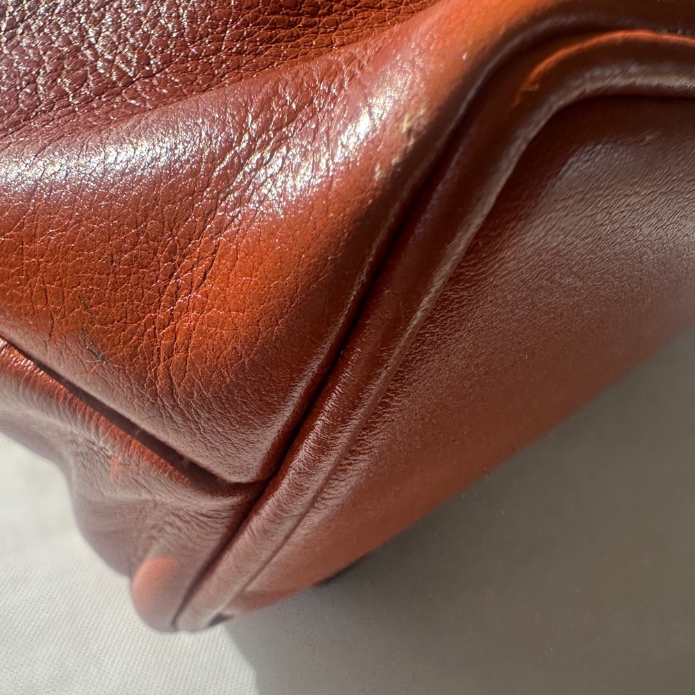 GUCCI | Vintage 1990s Bamboo Leather Backpack | Brown | Small/Medium w/ Dust Bag - Picture 8 of 16